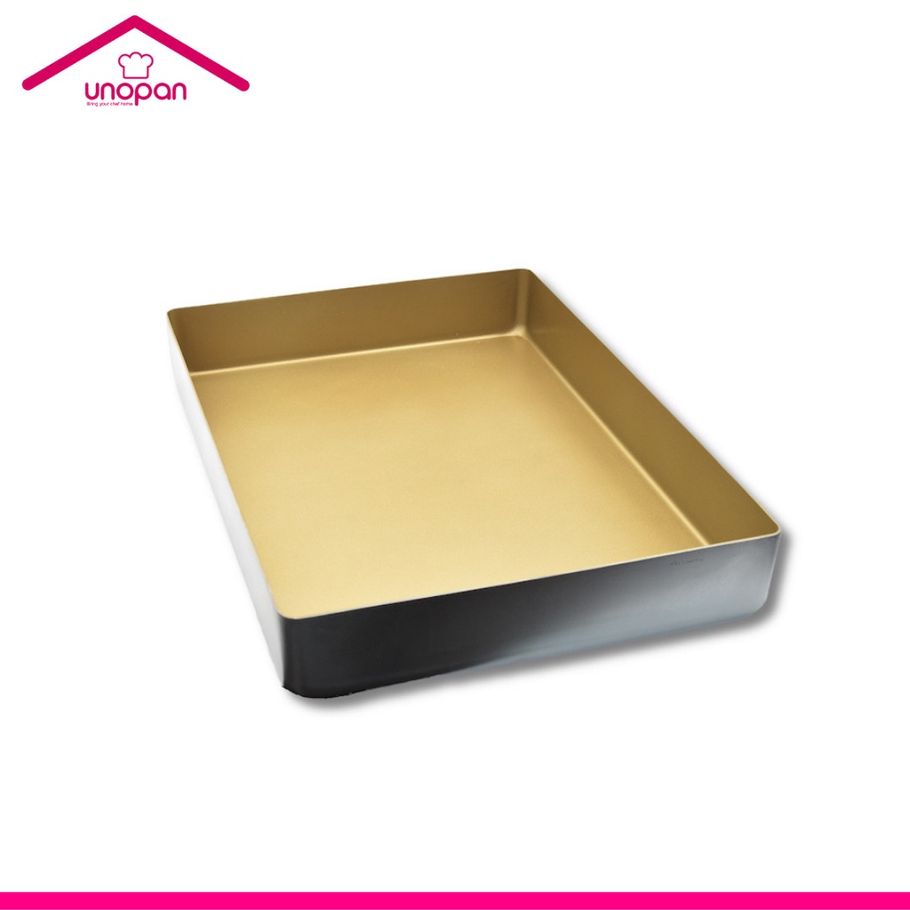 Khay bánh cuộn thành cao 5cm chống dính UN10018
