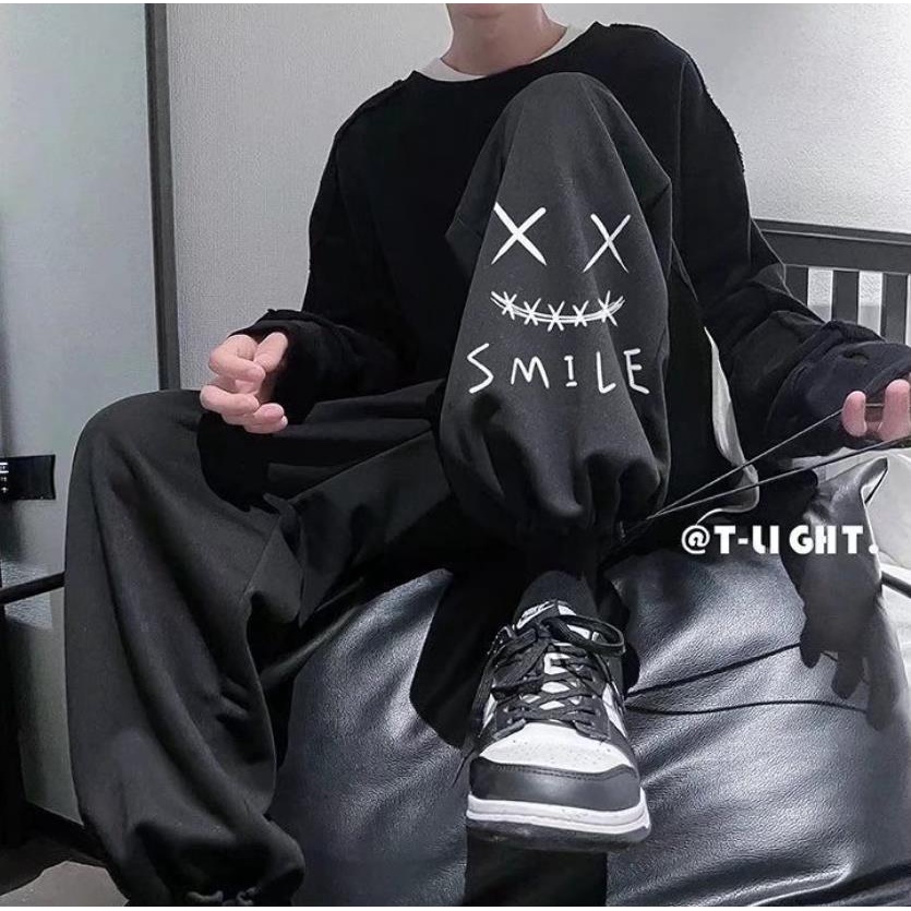 Quần Dài Thể Thao hip hop In Họa Tiết graffiti Mẫu Mới Dành Cho Nam Size M-5XL