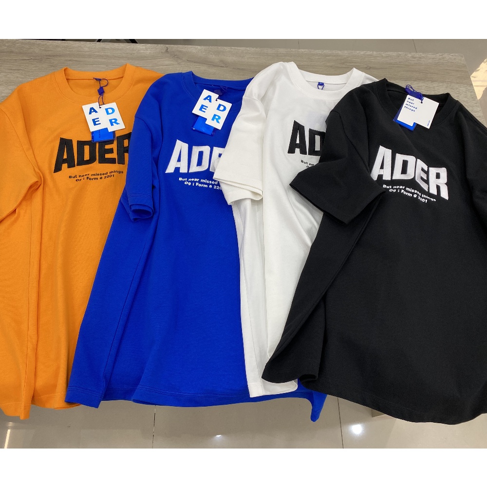 Áo Thun Ngắn Tay Thêu LOGO Ader ERROR Thời Trang Cá Tính