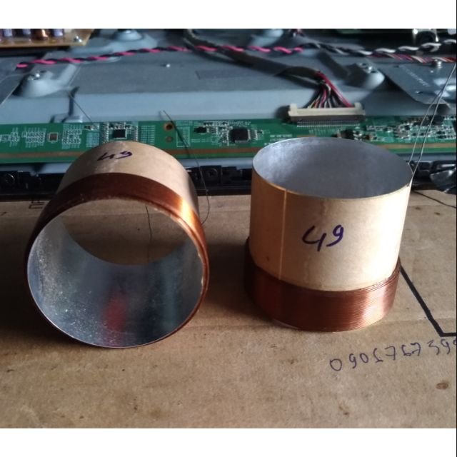 Col loa bass 49mm 50.5mm 4ohm 8ohm 4 lớp phíp nhôm