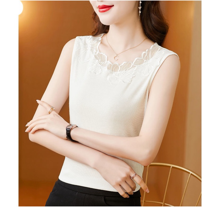 Áo Hai Dây Phối Ren Form Ôm Thời Trang Mùa Hè