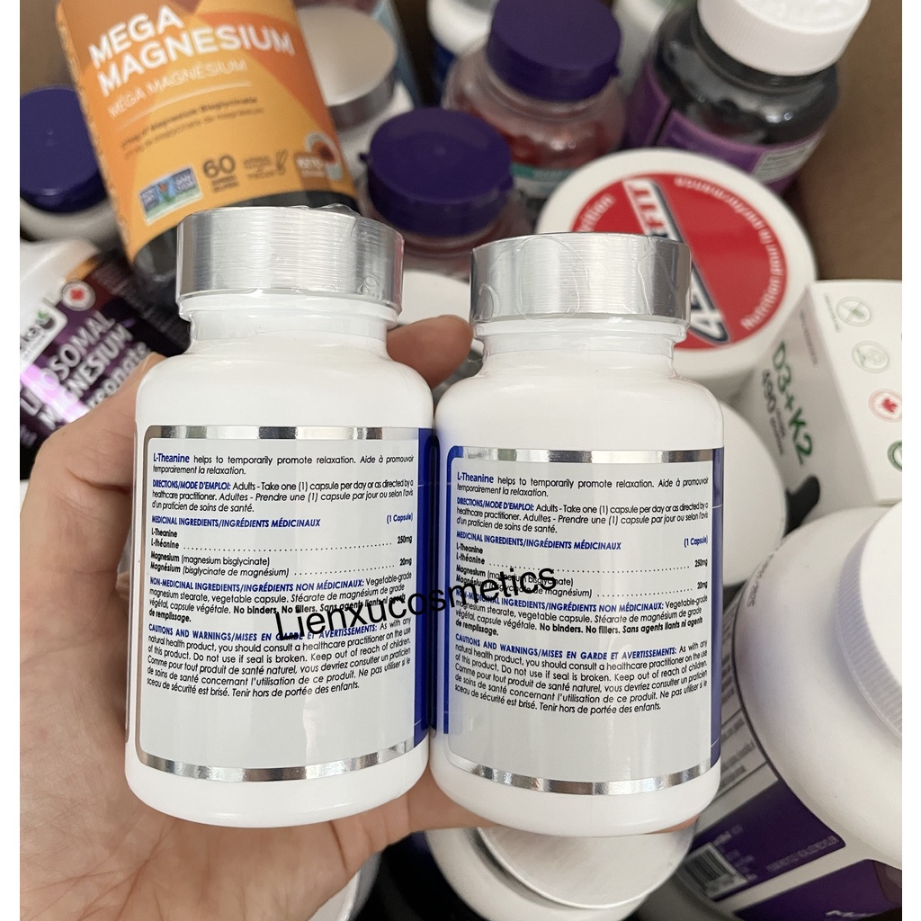 Viên uống CanPrev’s L-Theanine with Magnesium 90 viên, Hsd 2026