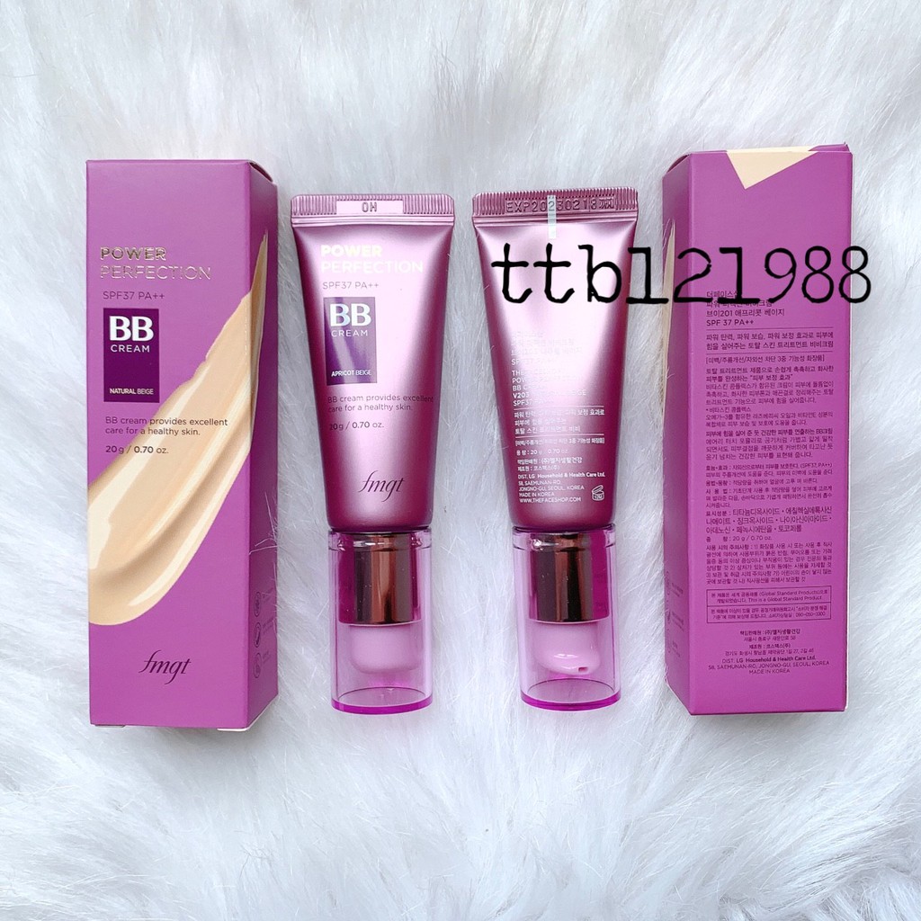 Kem Nền BB CREAM POWER THE FACE SHOP 20G-40G VÀ MAGIC COVER 45ML TÍM