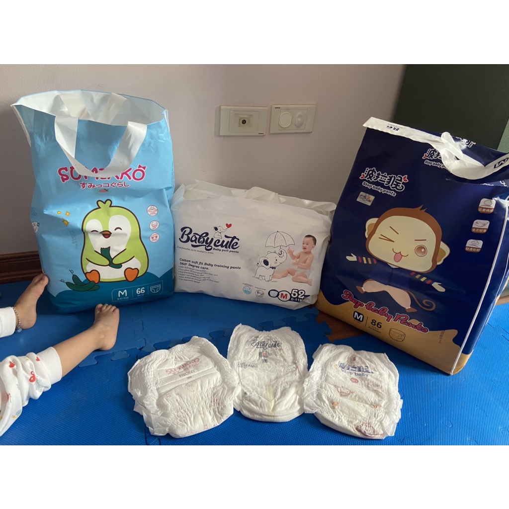 1 bịch SUMIIKO  Mua Nhiều  Tã/Bỉm Quần/Dán Sumikko  Size NB36/S72/M66/L62/XL54/XXL50  Stepbaby  Babycute  Takizumi