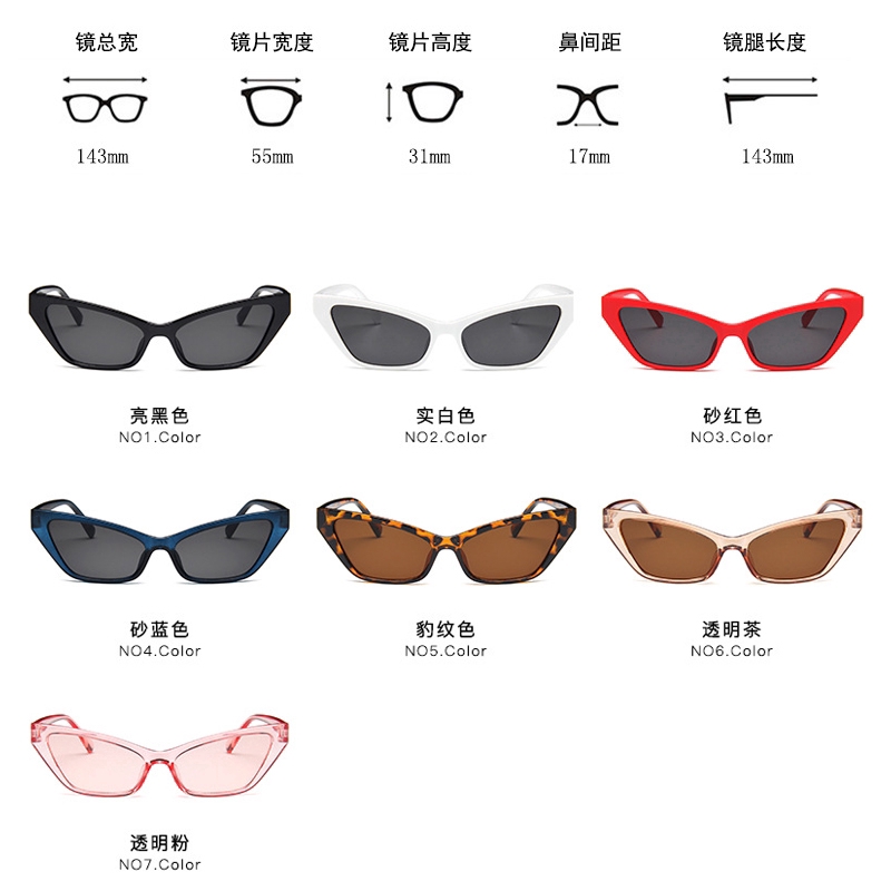 Kính râm mắt mèo phong cách retro thời trang sành điệu