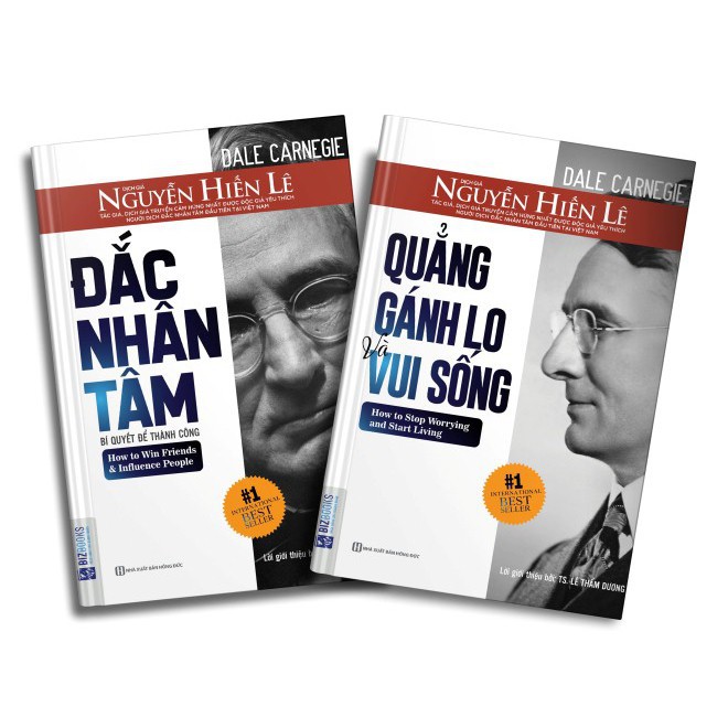 [Mã LT50 giảm 50k đơn 250k] Sách - Combo Đắc Nhân Tâm + Quẳng Gánh Lo Đi Và Vui Sống + Tặng kèm bookmark