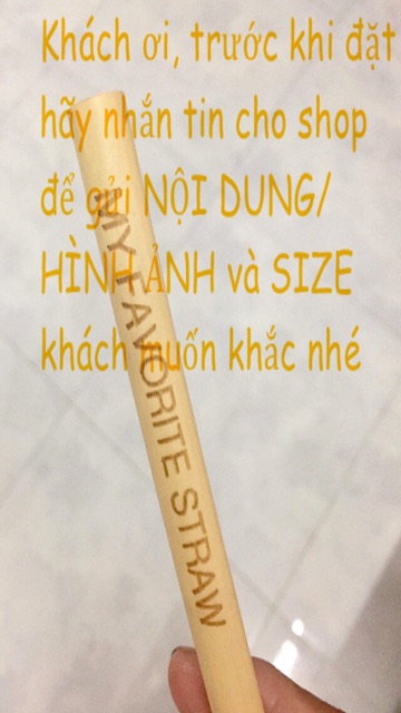 5 ống hút tre khắc theo yêu cầu | BigBuy360 - bigbuy360.vn