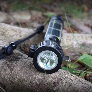 Đèn Pin Siêu Sáng 11 Chức Năng SOLAR FLASHLIGHT