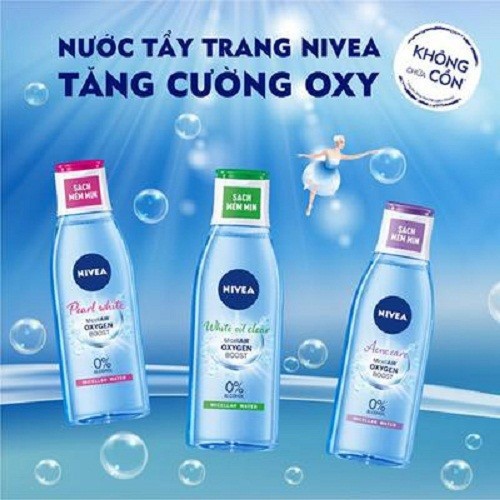 Nước Tẩy Trang Nivea Ngừa Mụn Acne Clear 200ml