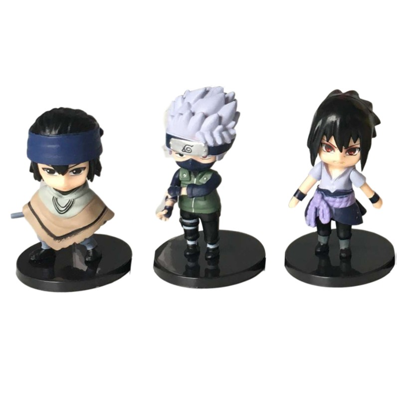 Mô Hình Nendoroid Naruto Chibi 12 Nhân Vật Decor Trang Trí Phòng Làm Việc Bàn Học MH39