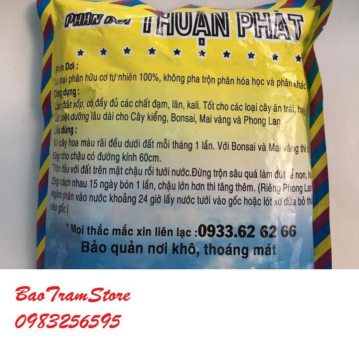 [SIEURE] Phân dơi nguyên chất tốt cho mọi cây trồng gói 75g hàng đẹp, phân phối chuyên nghiệp.