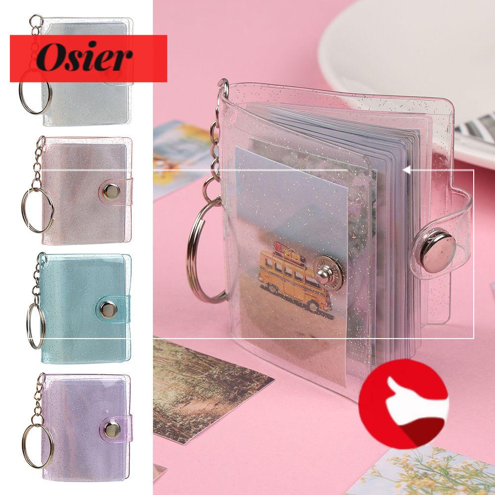 1 Giá Đỡ Album Ảnh Mini Bằng PVC 2 Inch Có Móc Khóa Thiết Kế Nhỏ Gọn Tiện Dụng