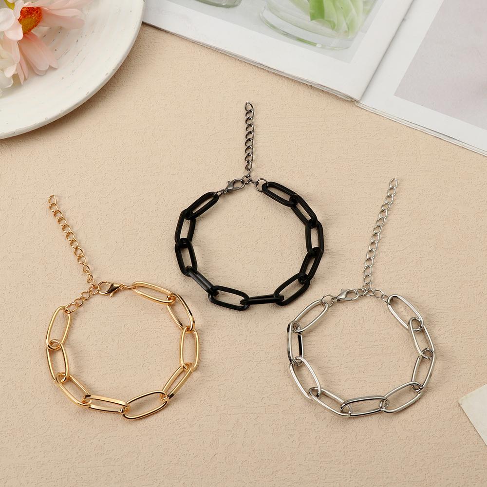 Vòng Tay Dây Xích Dày Dặn Phong Cách Hip Hop Thời Trang Cá Tính