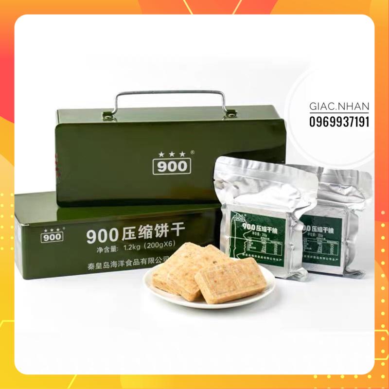 Lương khô 3 sao hộp sắt 1,2kg ( 6 PHONG)