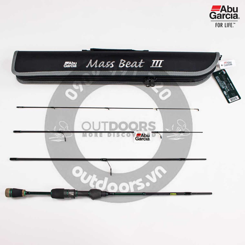 Cần câu máy carbon 4 khúc Abu Garcia Mass Beat III MBS-634L