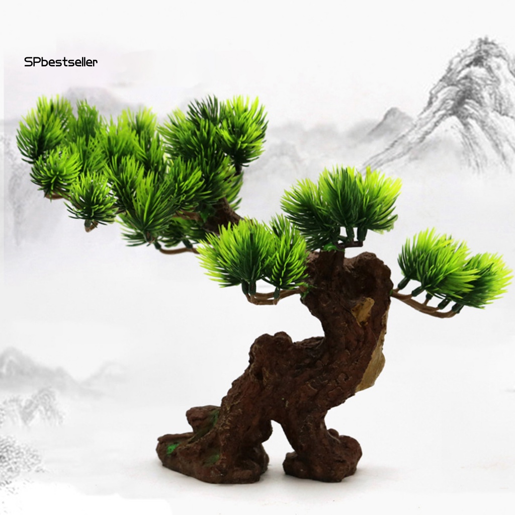 Cây Thông Giả Bằng Nhựa Resin Đa Năng Trang Trí Bể Cá