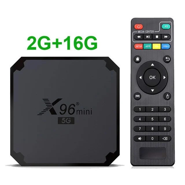 Tivi box X96 Mini 5G Android 9.0 Amlogic S905W4 wifi kép 2.5 và 5G