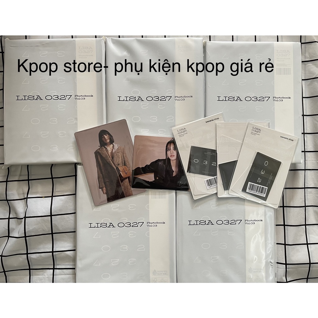 Sẵn - Lisa photobook 0327 limited - album ảnh Lisa