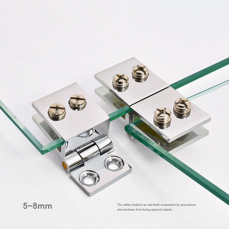 Kẹp Bản Lề Cửa Kính Bằng Kẽm Siêu Bền Tiện Dụng Cho Gia Đình | BigBuy360 - bigbuy360.vn