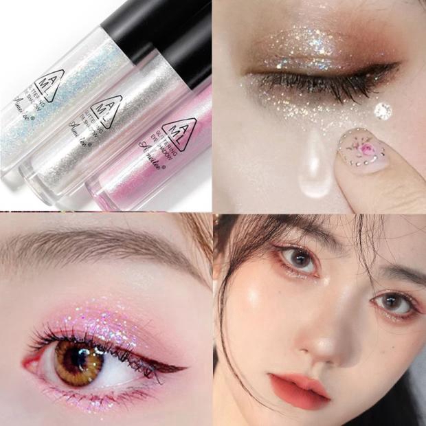[Hàng mới về] Phấn mắt ánh kim 3 màu tùy chọn kháng nước chất lượng cao