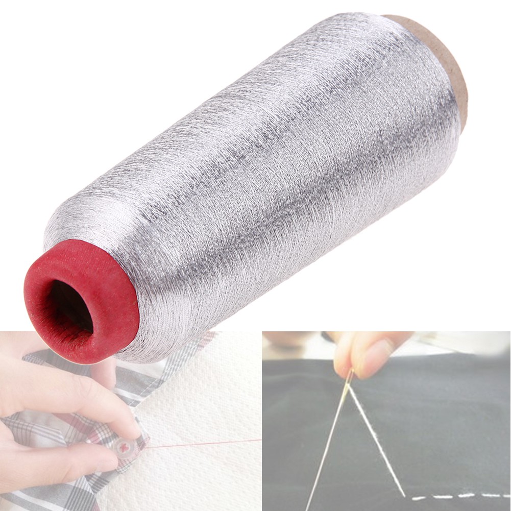 Chỉ thêu may họa tiết ánh nhũ kim loại dành cho máy may vi tính