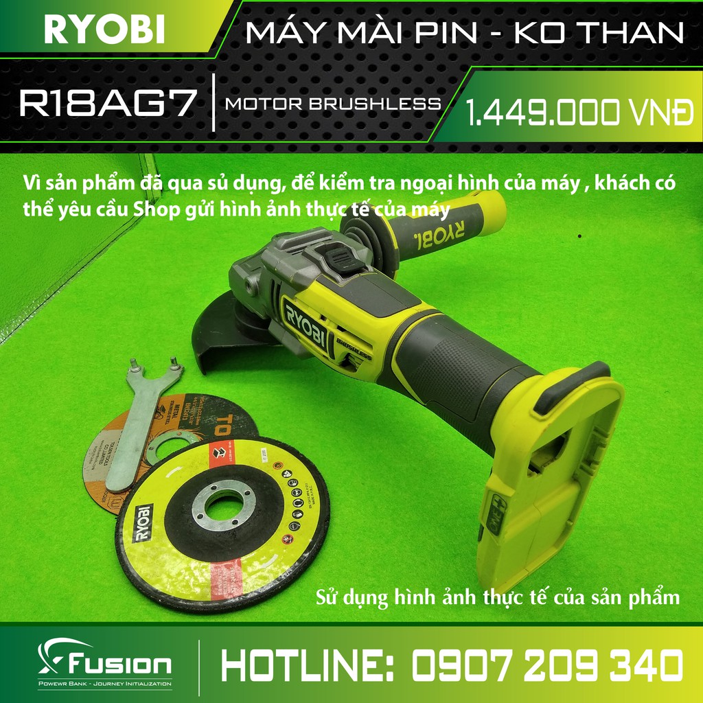 MÁY MÀI RYOBI  /  BH 6 Tháng