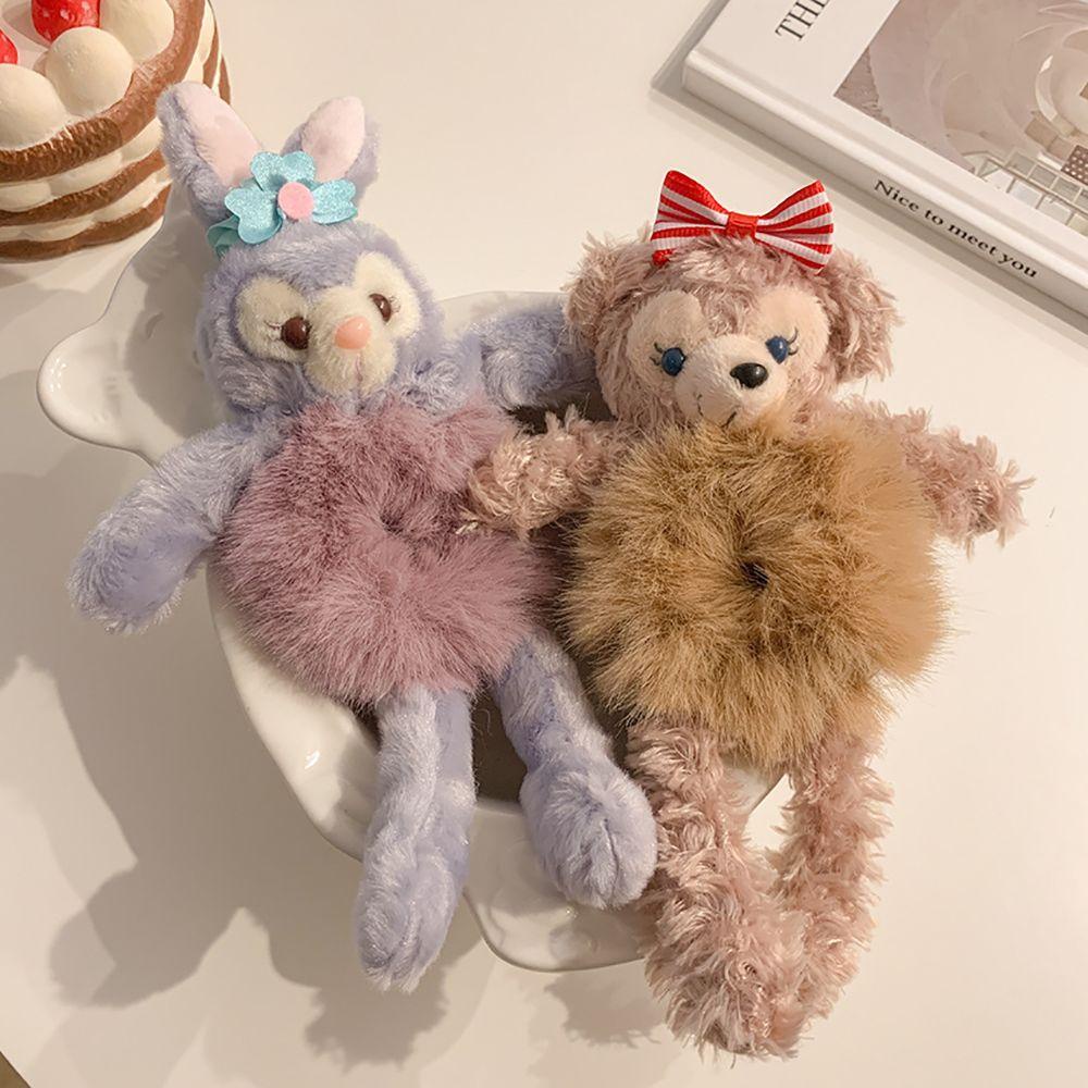 Dây Cột Tóc Hình Thỏ / Gấu Hoạt Hình Dễ Thương Ngọt Ngào Cho Nữ WMES15H