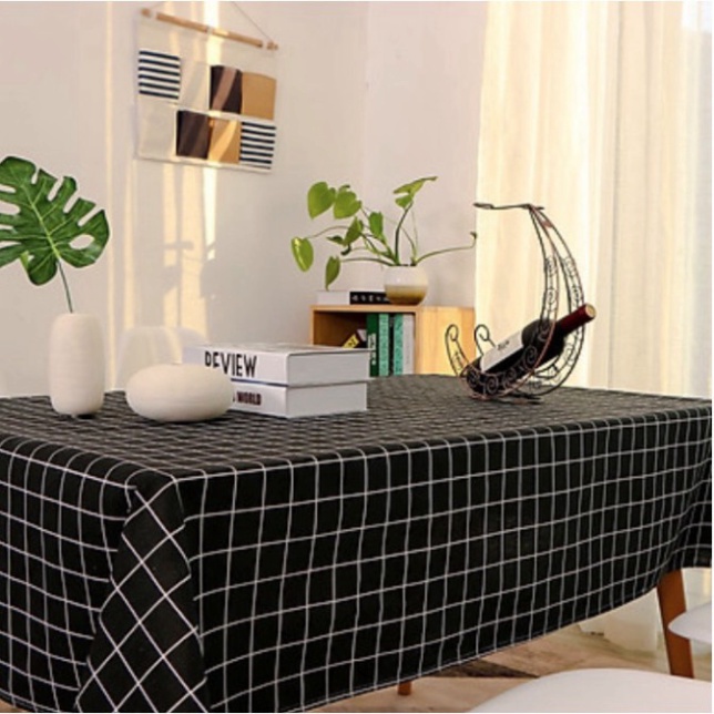 2M  KHĂN TRẢI BÀN vải canvas thô mẫu trơn, caro. thảm trải picnic đi du lịch, khăn phủ sofa, đàn