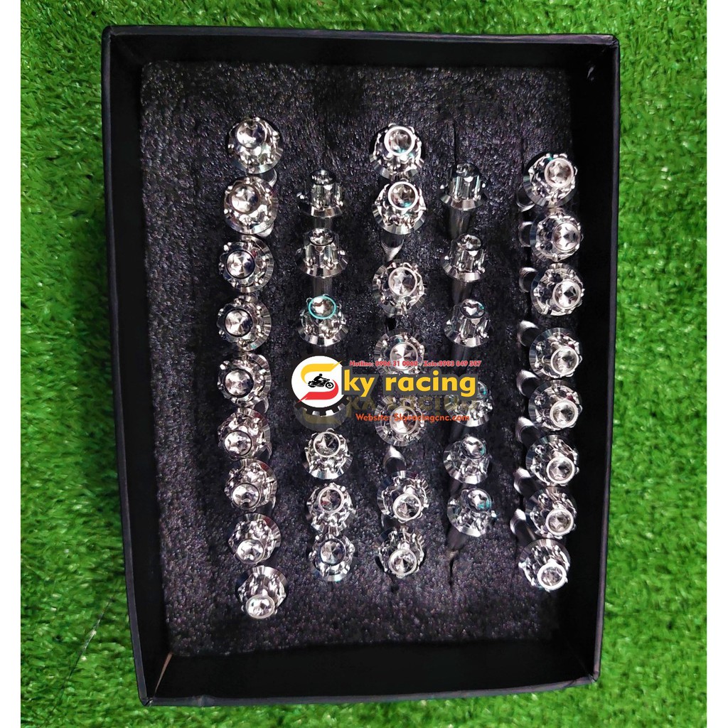 Ốc INOX 304 S3 salya 6li các size thông dụng gắn nhiều vị trí