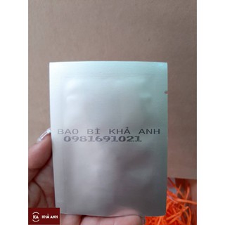 🎫 1kg TÚI Bạc 3 BIÊN Bạc Hàn Nhiệt 🫐 Túi ép miệng 2 mặt MÀU BẠC🛑 Bao Bì Khả Anh🛑