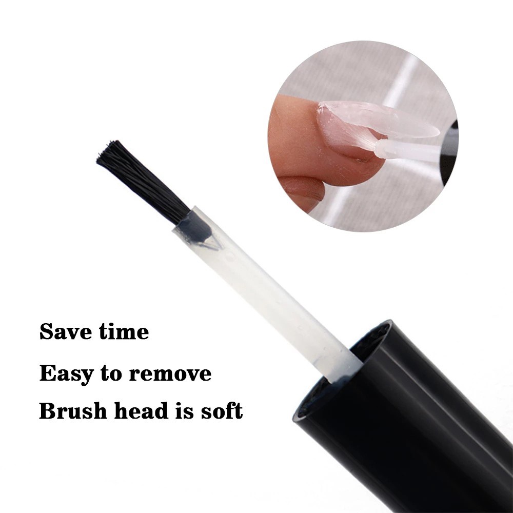 Lọ Dung Dịch Tẩy Keo Dán Móng Tay Giả UR SUGAR 10ml Kèm Cọ