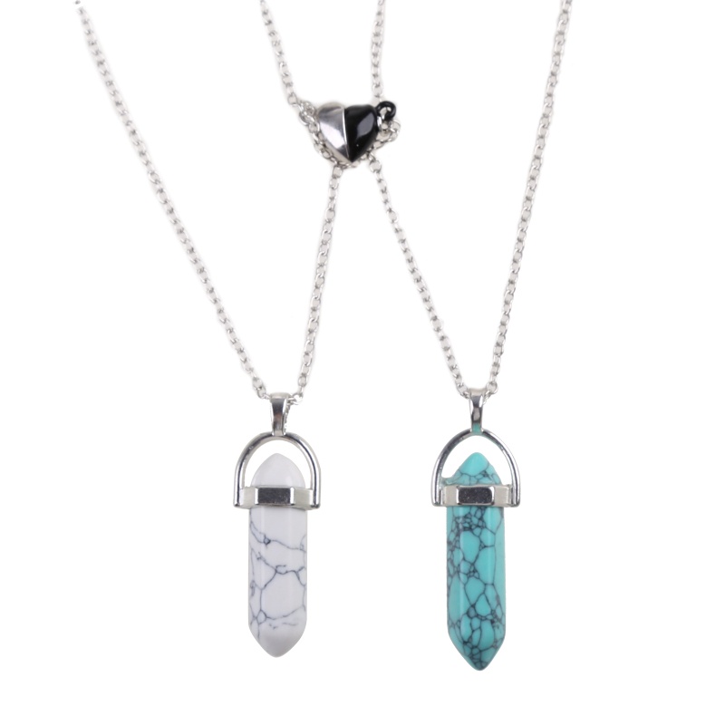 Set 2 Vòng cổ Mặt Đá Quý Có Thể Điều Chỉnh Kích Cỡ