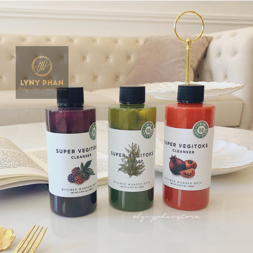 Sữa rửa mặt rau củ SUPER VEGITOKS CLEANSER