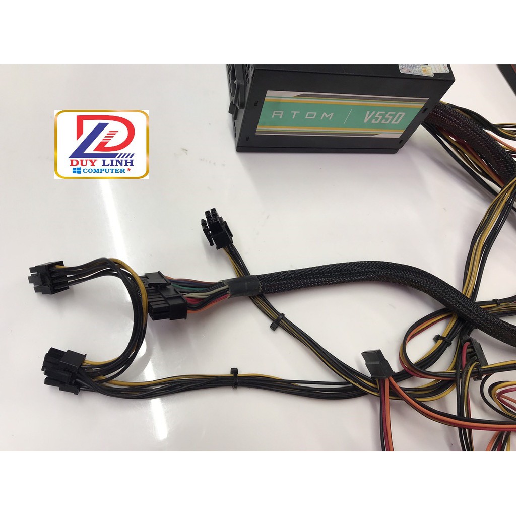 Nguồn công sức thực 500W,550W,600W ANDYSON và các loại dây dài CÓ 6 Pin 8 Pin cho vga VGA tặng kèm dây nguồn