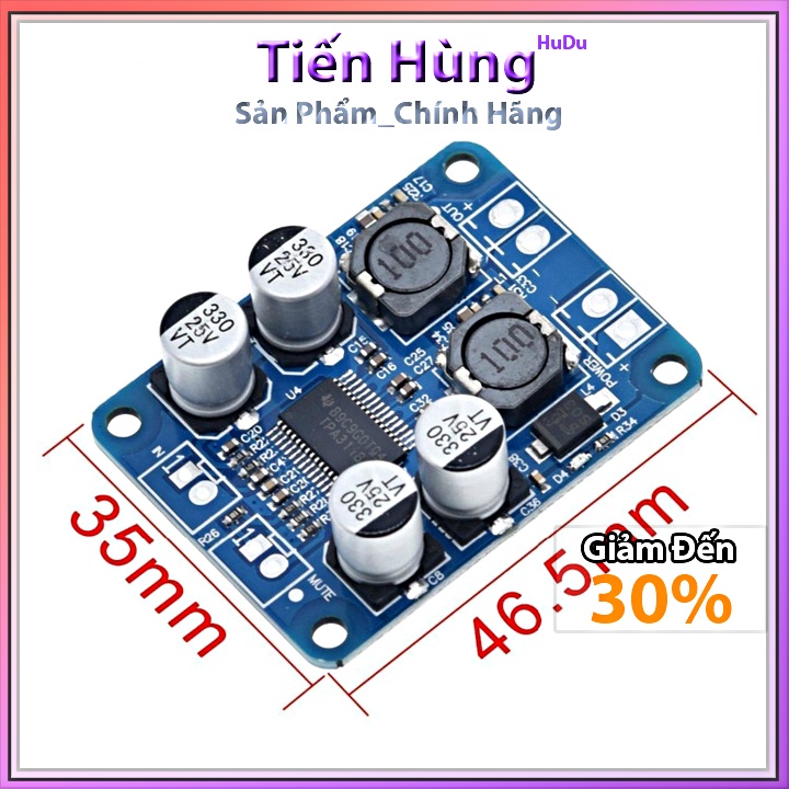 Module khuếch đại công suất loa TPA3118 Class D 60w 8-24VDC