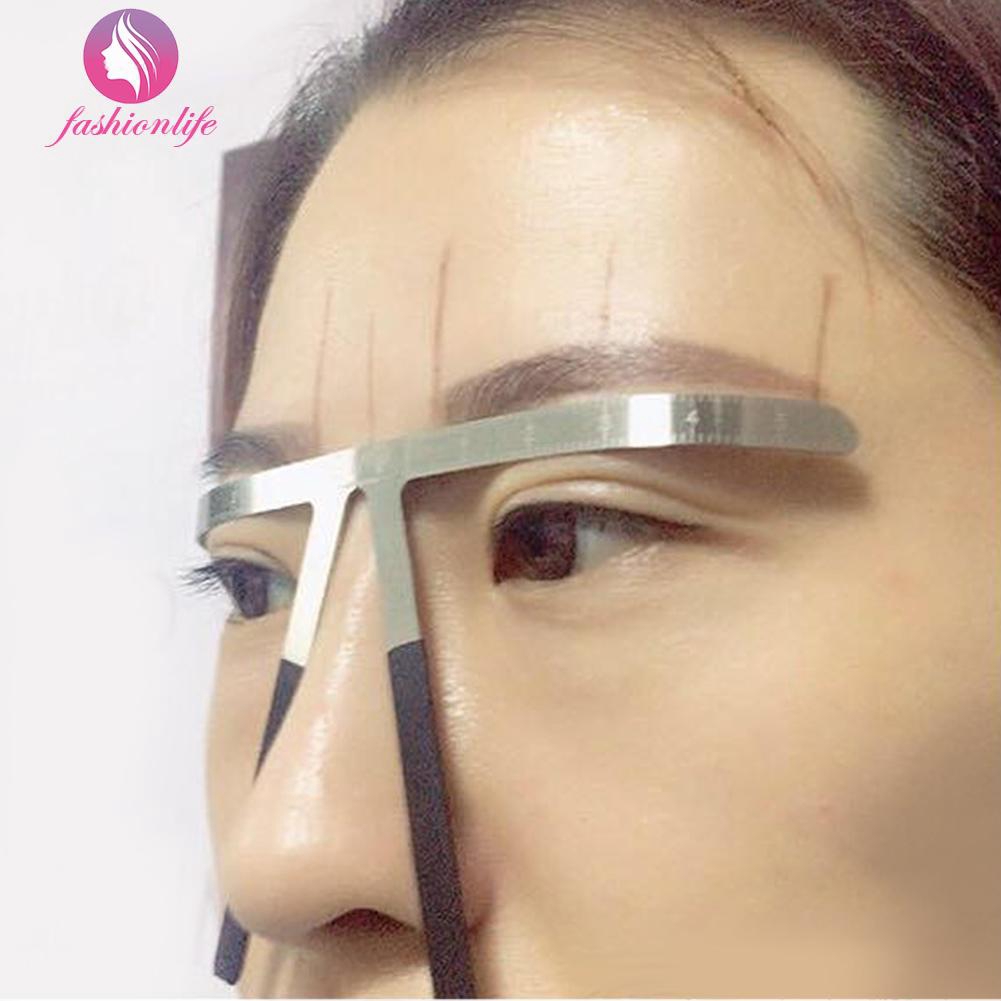 Permanent Eyebrow Stencil Microblading Measure Makeup Tattoo Ruler Tool