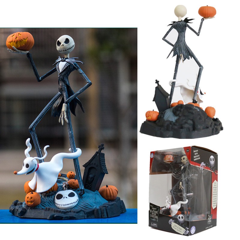 Mô Hình Nhân Vật Jack Skellington 28cm Trong Phim Đêm Kinh Hoàng Trước Giáng Sinh