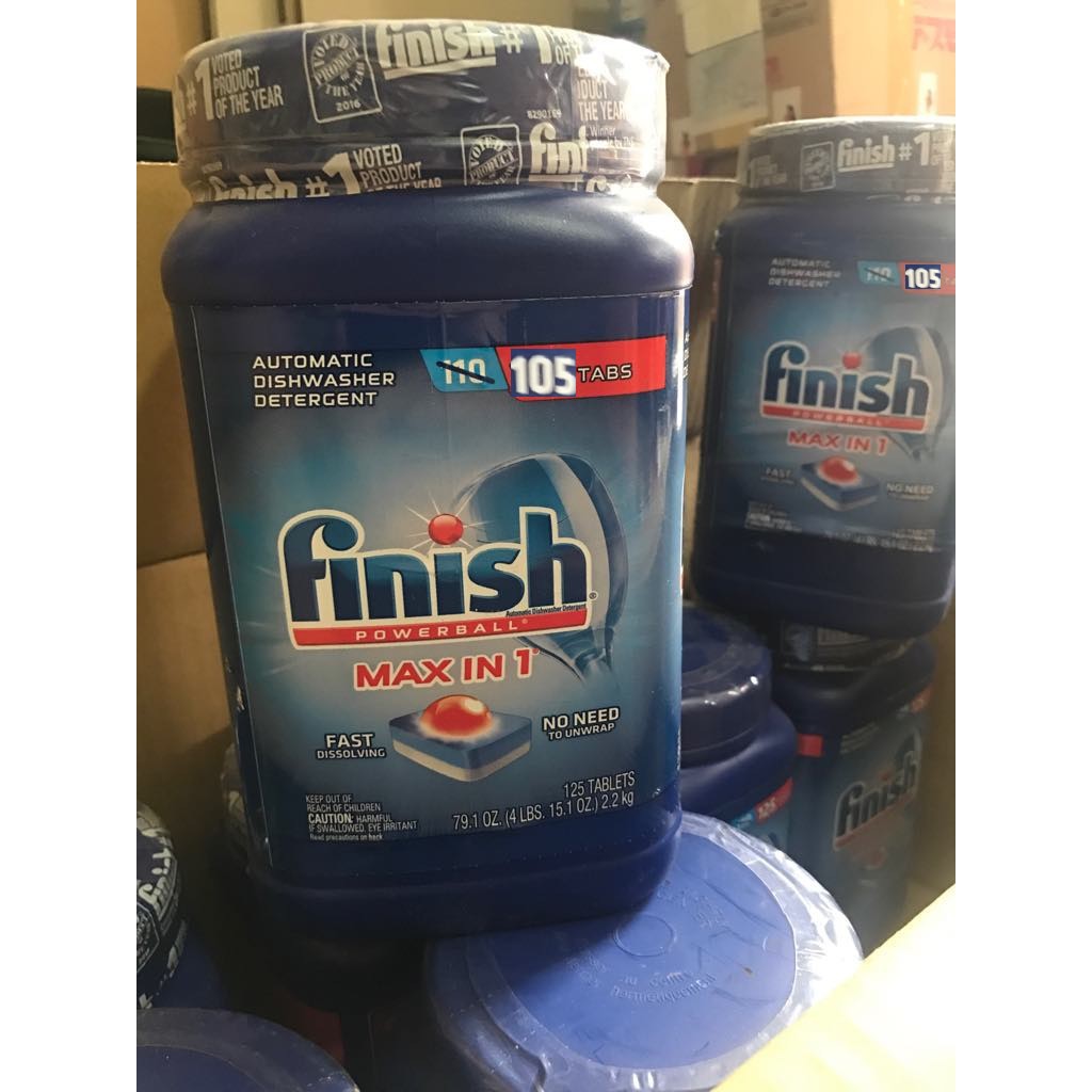 Viên rửa bát Finish Max in 1 ( Hàng Mỹ ), Viên rửa bát đặc biệt dùng cho máy rửa bát cao cấp