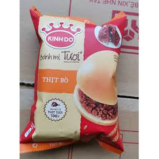 Bánh burger tươi thịt bò Kinh Đô gói 70g