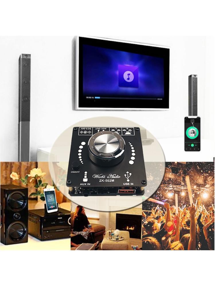 Bảng Mạch Khuếch Đại Âm Thanh Bluetooth 2.0 Lidu Zk-502M