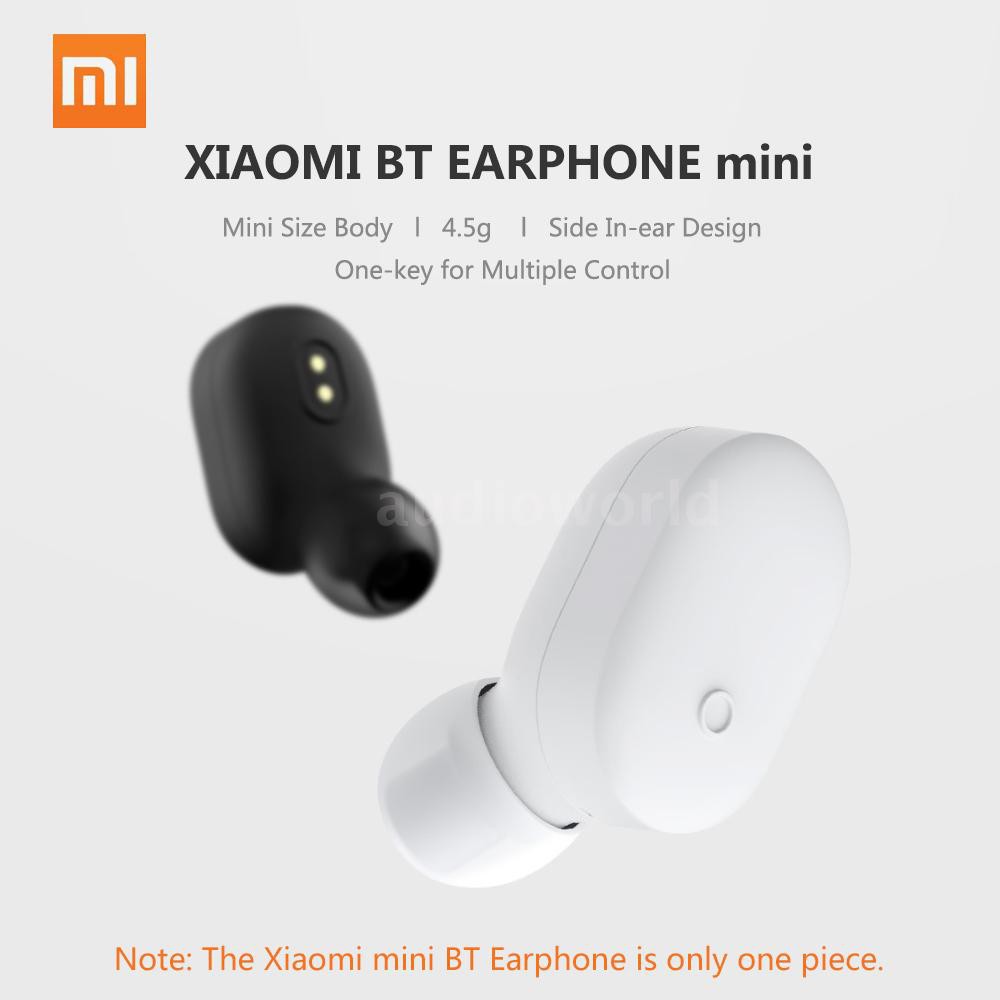 AIDO♦Xiaomi mini BT Earphone Sports Music Wireless Headphone Earbuds Headset In Ear Monitors Earpiec