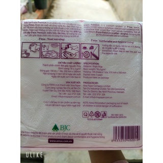 Combo 15 bịch khăn giấy ăn cao cấp E'mos