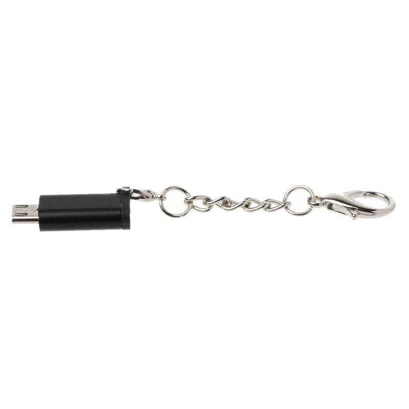 Dây cáp chuyển đổi USB type C sang Micro USB có dây xích cho điện thoại Android