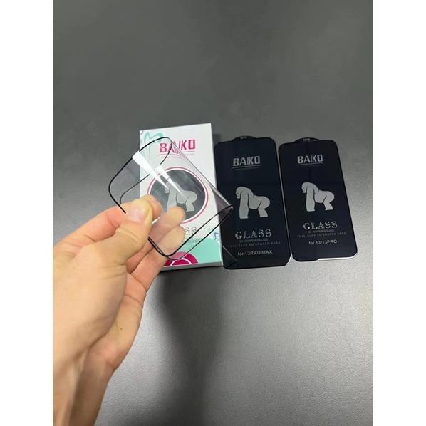 Cường Lực Full Màn Chống Bụi Loa - BAIKO từ IPHONE 6 7 8 SE 2020 XS MAX 11 PRO MAX 12 PRO MAX 13 pro max 14 pro max