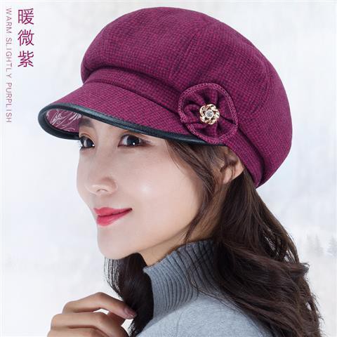 Phiên bản mới của Hàn Quốc mùa xuân, hè và thu mũ nồi hình bát giác beret đỉnh cao nhà máy thời trang họa sĩ