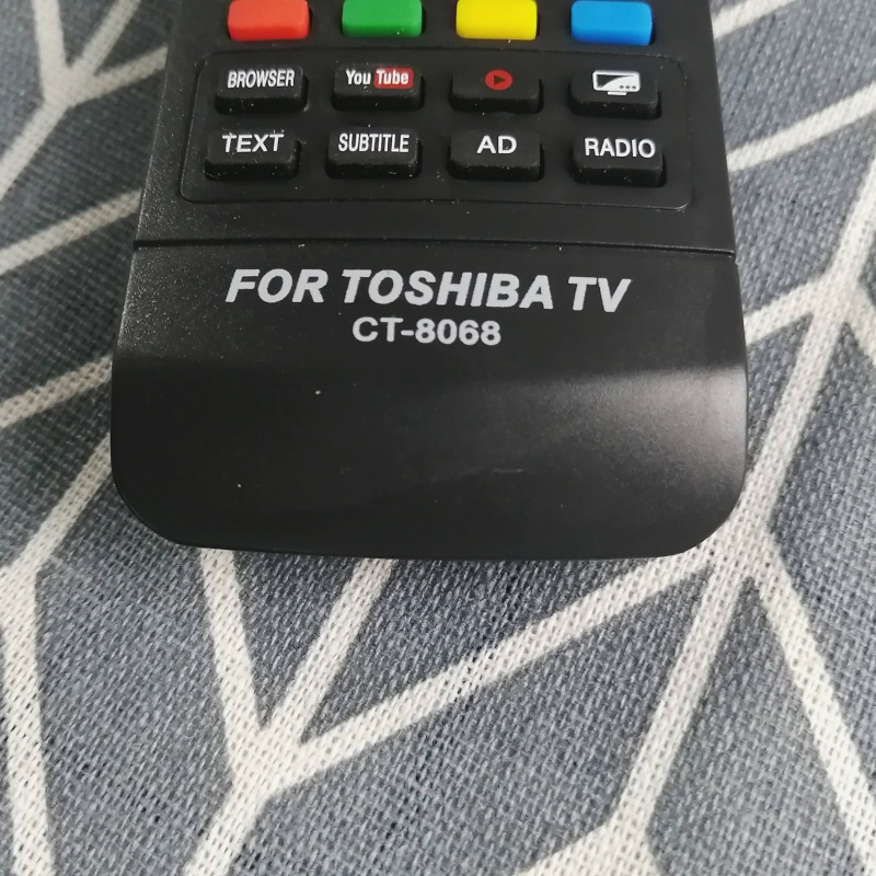 Điều Khiển Remote Tivi TOSHIBA Smart CT-8068 Dài Có Nút YouTube-Bảo Hành Đổi Mới