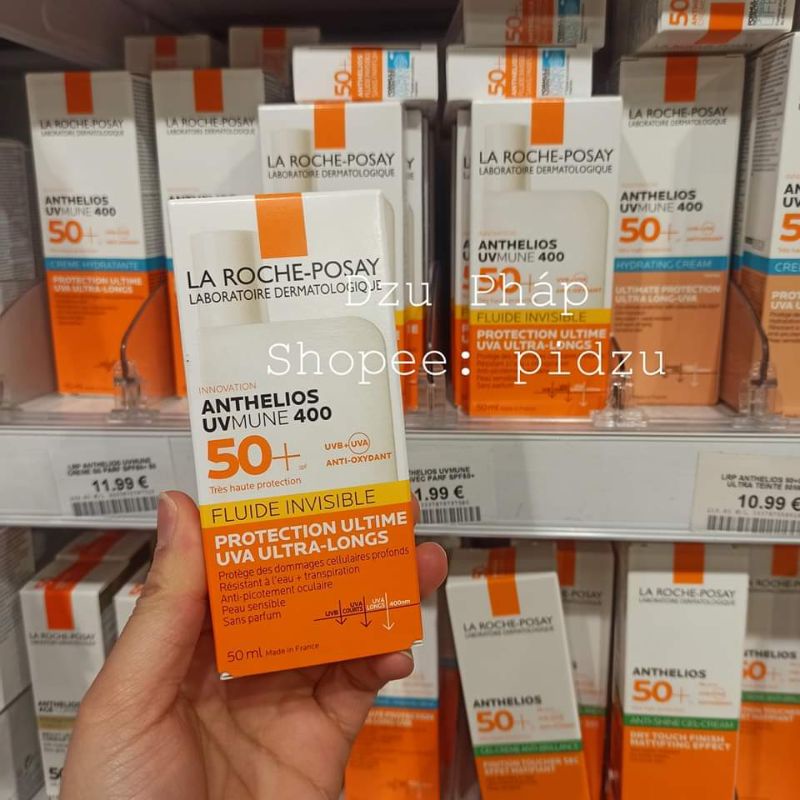 KEM CHỐNG NẮNG ANTHELIOS FLUIDE INVISIBLE UVEMUNE 400