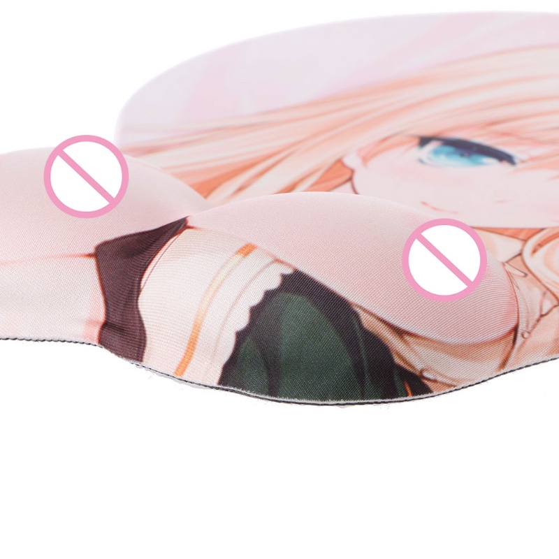 Miếng lót chuột bằng silicon hình hoạt hình anime 3D
 | BigBuy360 - bigbuy360.vn