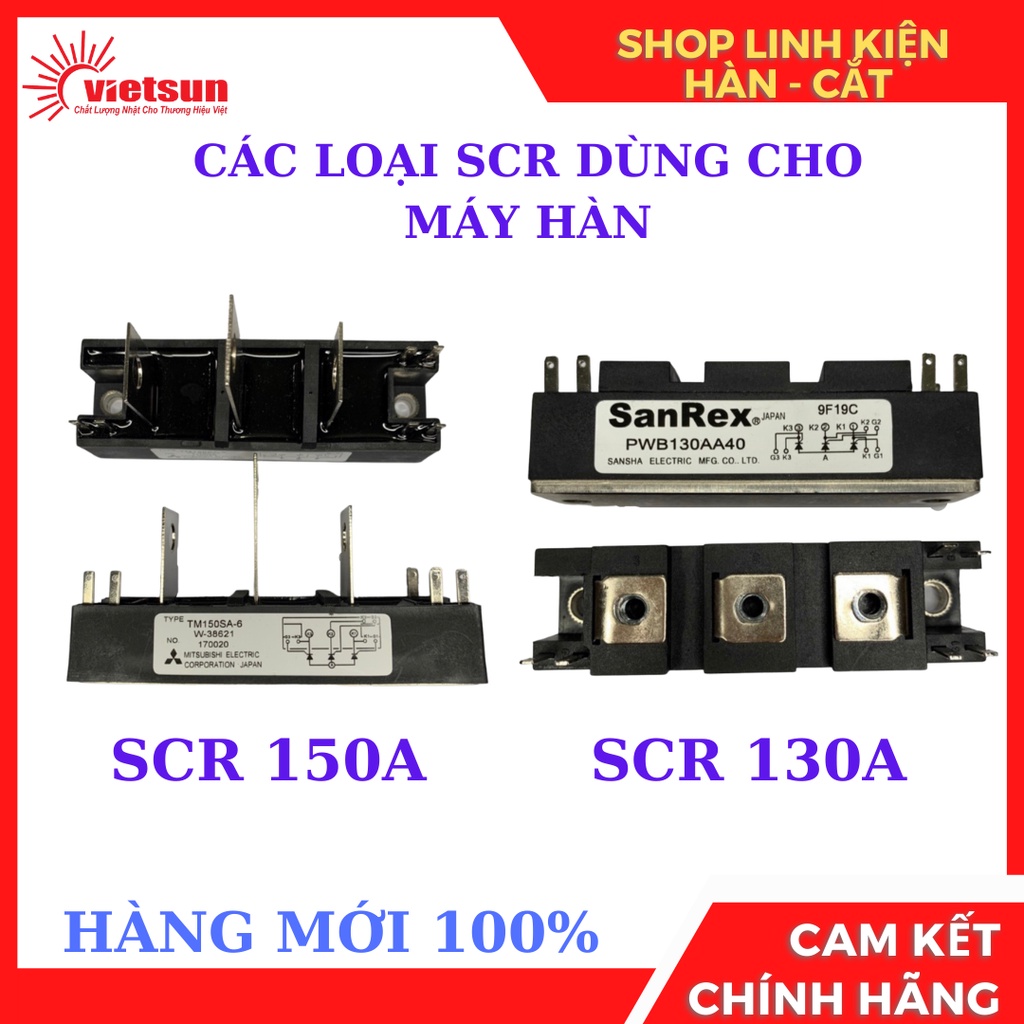 linh kiện máy hàn, SCR 100a, SCR 150a, TM150SA-6, PWB130AA40