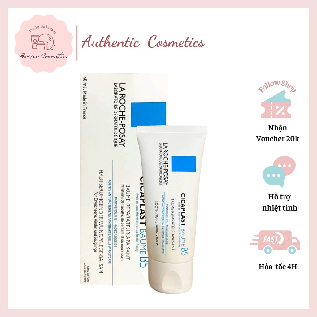 Kem Dưỡng Ẩm, Phục Hồi Da La Roche Posay Cicaplast Baume B5 - 40ml